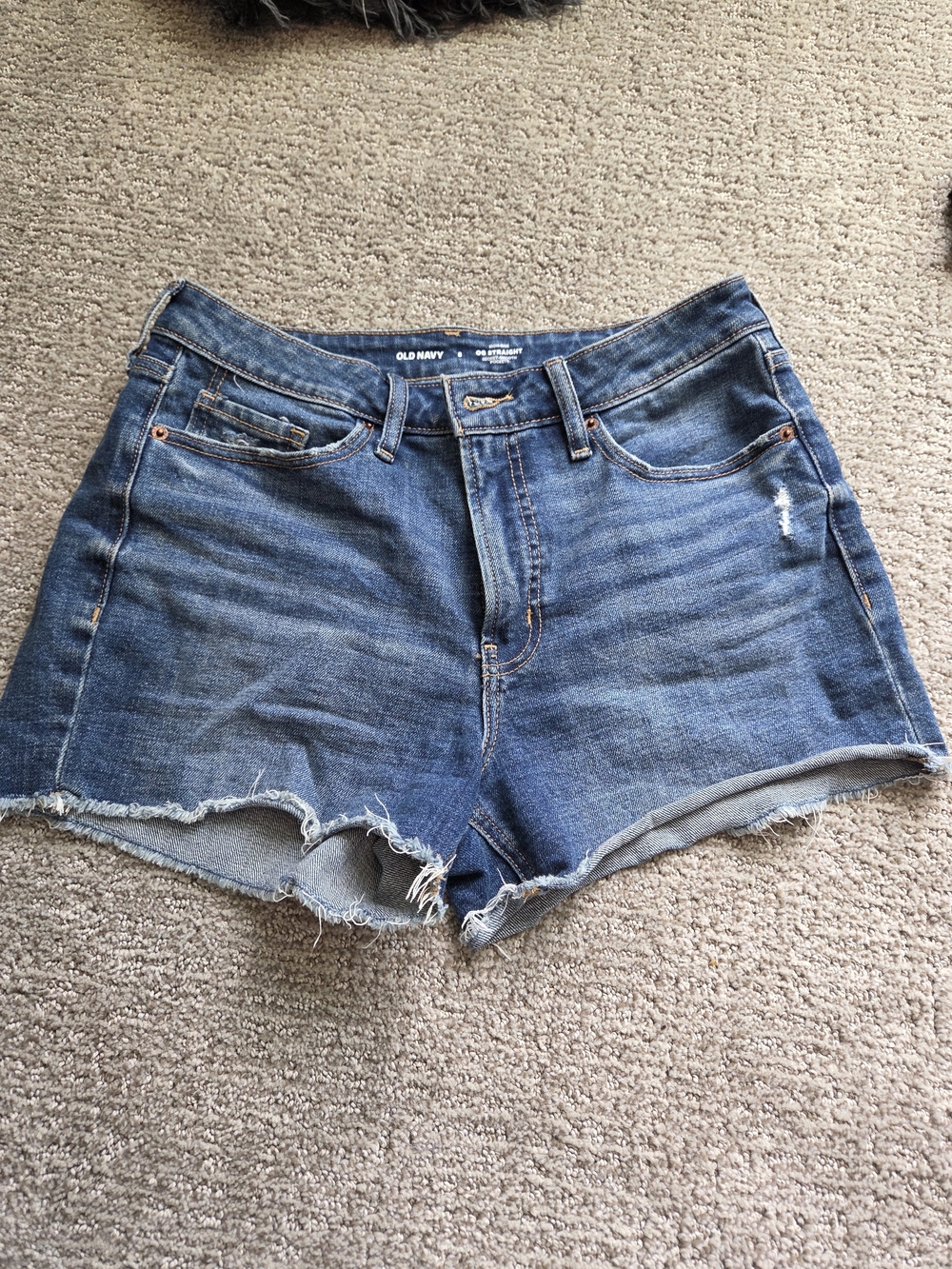 Old Navy Women's Distressed Denim Cutoff Shorts - Blue